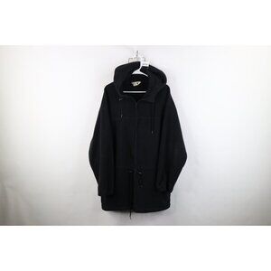 Vintage 90s Eddie Bauer Womens Large Tall Faded Full Zip Hooded Fleece Jacket